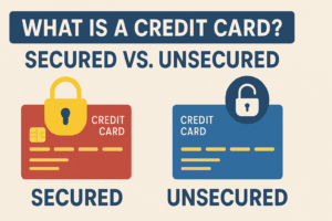 What is a Credit Card? Secured vs Unsecured Credit Cards Explained